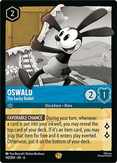 Oswald - The Lucky Rabbit (Azurite Sea) Near Mint