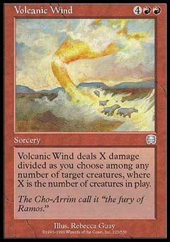Volcanic Wind (Mercadian Masques) Near Mint Foil