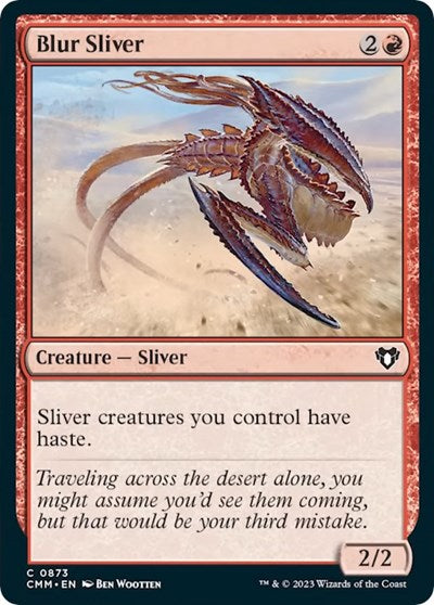 Blur Sliver (Commander Masters) Light Play
