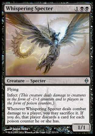 Whispering Specter (New Phyrexia) Near Mint