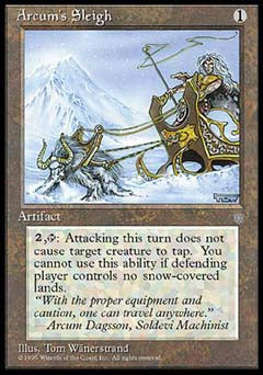 Arcum's Sleigh (Ice Age) Near Mint