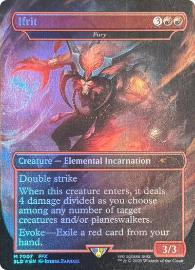 Ifrit - Fury (Rainbow Foil) (Secret Lair) Near Mint Foil Japanese