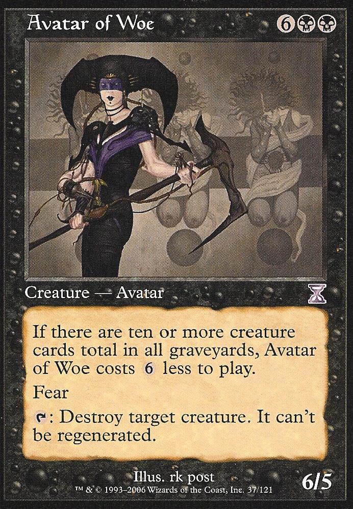 Avatar of Woe (Time Spiral Time Shifted) Heavy Play