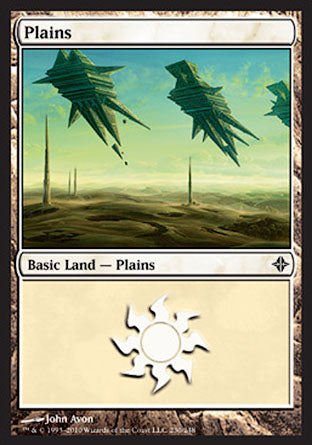 Plains (230) (Rise of the Eldrazi) Light Play