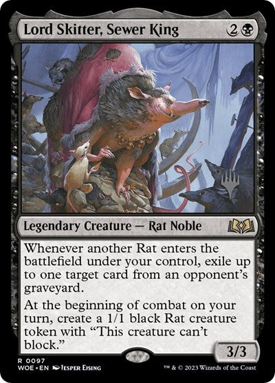 Lord Skitter, Sewer King (Promo Pack: Wilds of Eldraine) Near Mint