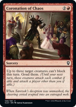 Coronation of Chaos (Commander Legends: Battle for Baldur's Gate) Medium Play Foil