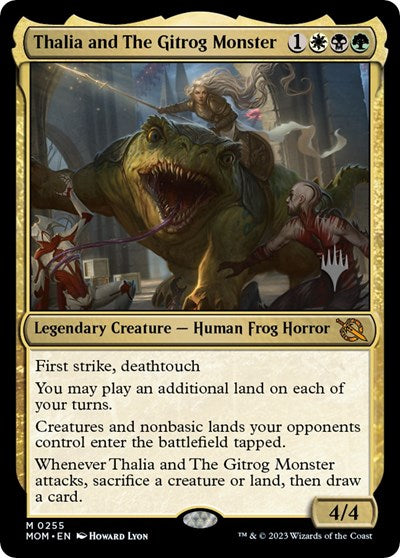 Thalia and The Gitrog Monster (Promo Pack: March of the Machine) Near Mint Foil