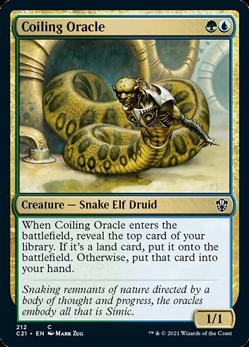 Coiling Oracle (Commander 2021 Strixhaven) Near Mint