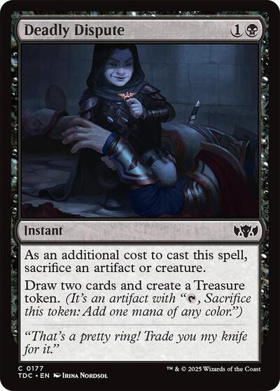 Deadly Dispute (Commander: Tarkir: Dragonstorm) Light Play