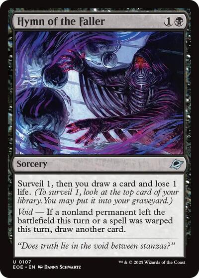Hymn of the Faller (Edge of Eternities) Near Mint Foil