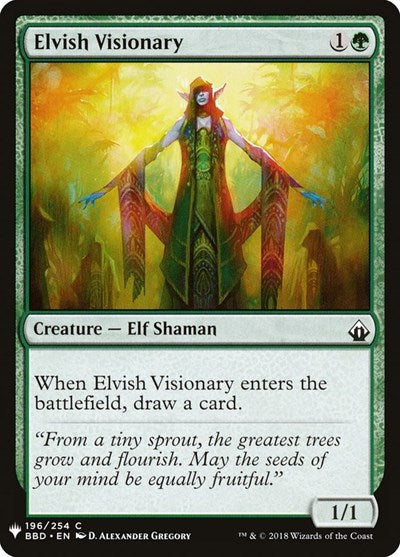 Elvish Visionary (Mystery Booster) Light Play