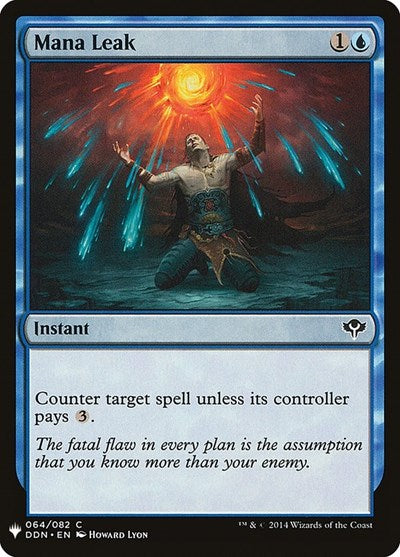 Mana Leak (Mystery Booster) Near Mint
