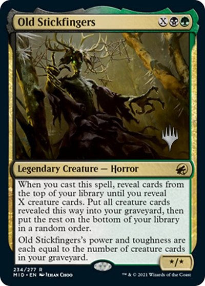 Old Stickfingers (Promo Pack: Innistrad: Midnight Hunt) Near Mint