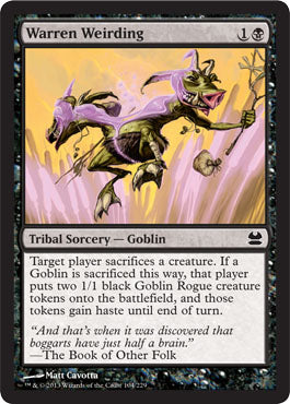 Warren Weirding (Modern Masters) Medium Play