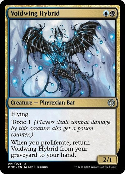 Voidwing Hybrid (Phyrexia: All Will Be One) Light Play Foil