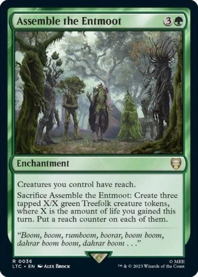 Assemble the Entmoot (Commander: The Lord of the Rings: Tales of Middle-earth) Light Play