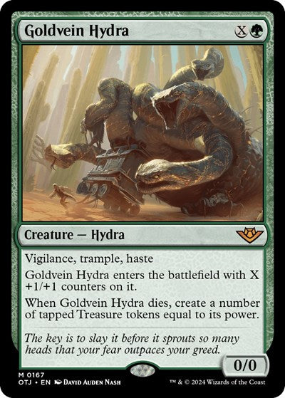 Goldvein Hydra (Outlaws of Thunder Junction) Near Mint