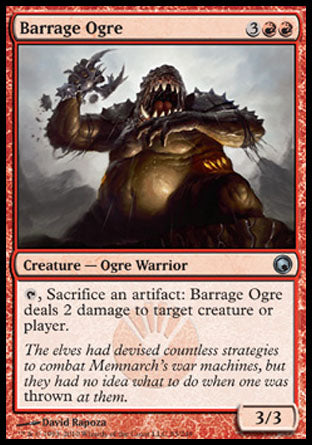 Barrage Ogre (Scars of Mirrodin) Light Play