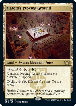 Ziatora's Proving Ground (Streets of New Capenna) Damaged / Poor Foil