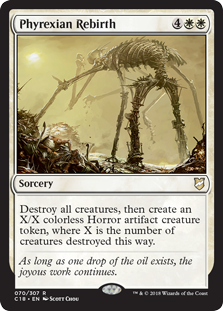 Phyrexian Rebirth (Commander 2018) Light Play
