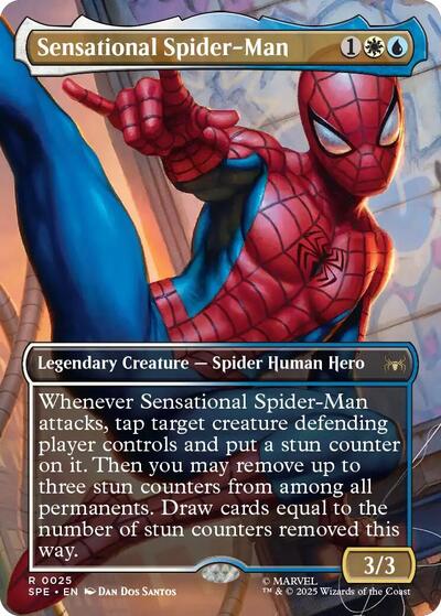 Sensational Spider-Man (Borderless) (Marvel's Spider-Man: Eternal-Legal) Near Mint Foil