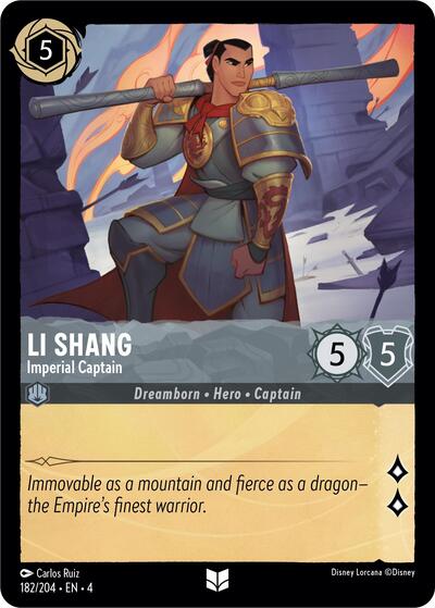 Li Shang - Imperial Captain (Ursula's Return) Near Mint Cold Foil