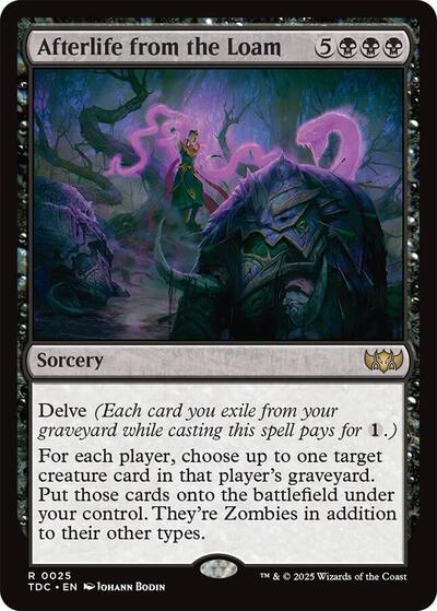 Afterlife from the Loam (Commander: Tarkir: Dragonstorm) Near Mint
