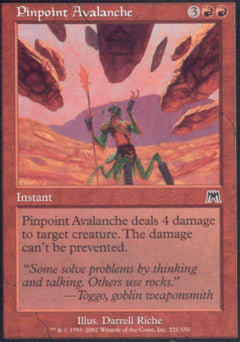 Pinpoint Avalanche (Onslaught) Light Play Foil