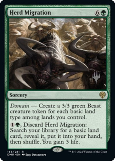 Herd Migration (Promo Pack: Dominaria United) Near Mint Foil