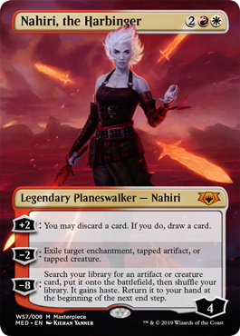 Nahiri, the Harbinger (War of the Spark Mythic Edition) Light Play Foil