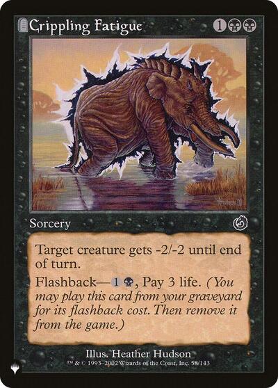 Crippling Fatigue (The List) Medium Play