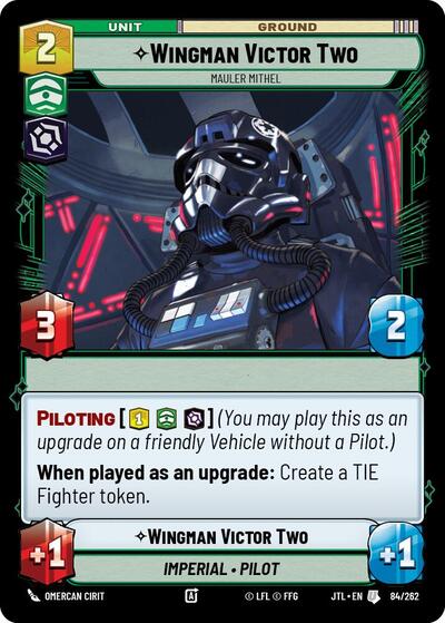 Wingman Victor Two Mauler Mithel (Jump to Lightspeed) Near Mint