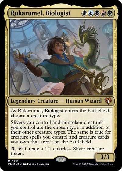 Rukarumel, Biologist (Commander Masters) Medium Play Foil
