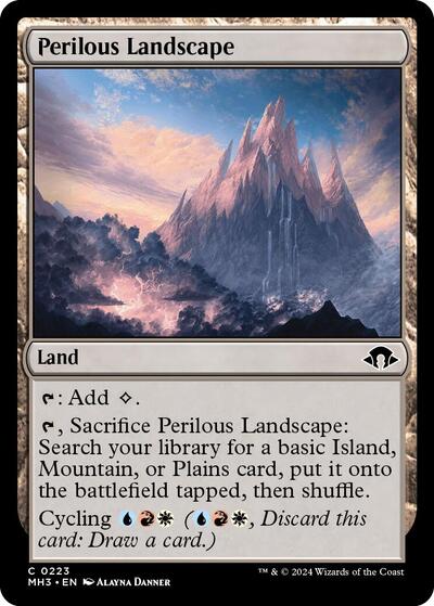 Perilous Landscape (Modern Horizons 3) Medium Play Foil