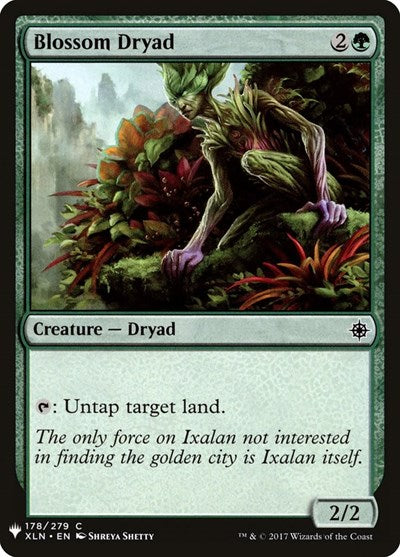 Blossom Dryad (Mystery Booster) Light Play
