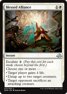 Blessed Alliance (Eldritch Moon) Light Play Foil
