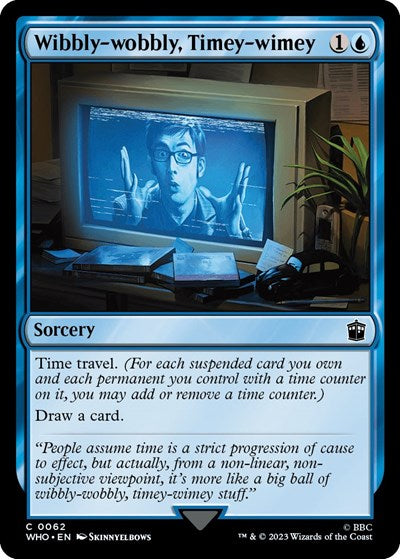 Wibbly-wobbly, Timey-wimey (Universes Beyond: Doctor Who) Medium Play Foil