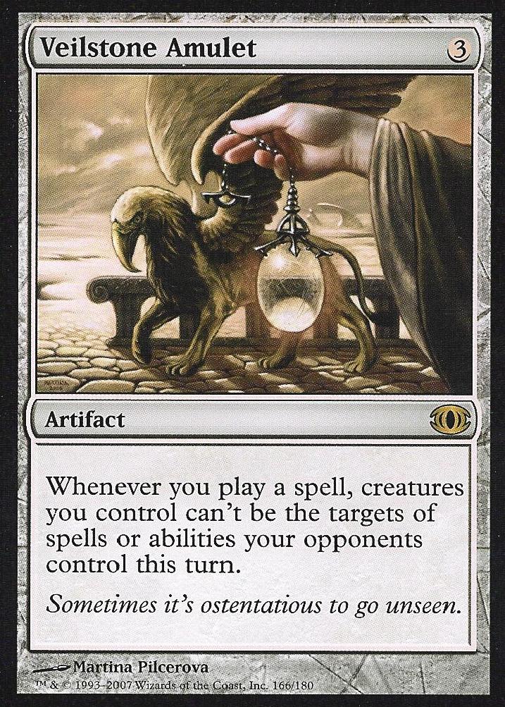 Veilstone Amulet (Futuresight) Light Play Foil