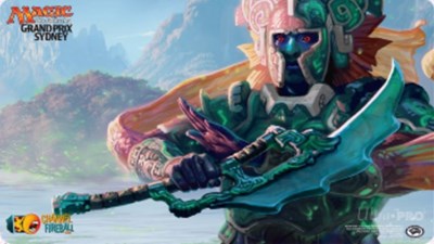 Magic Grand Prix 2018 Playmat: Sydney (Version 1) Deeproot Elite (Magic Promotional Playmats) New