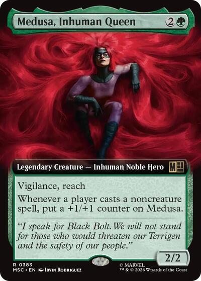 Medusa  Inhuman Queen  Extended Art|1|0|0.00