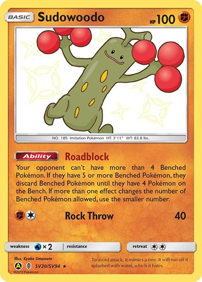 Sudowoodo (Hidden Fates: Shiny Vault) Near Mint Holofoil