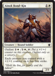 Ainok Bond-Kin (Khans of Tarkir) Light Play
