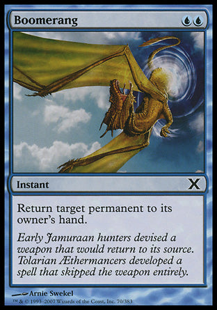 Boomerang (10th Edition) Heavy Play Foil