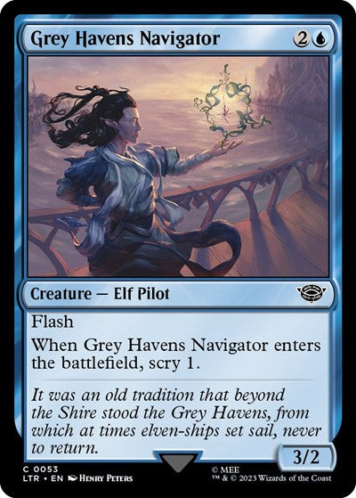 Grey Havens Navigator (Universes Beyond: The Lord of the Rings: Tales of Middle-earth) Near Mint Foil