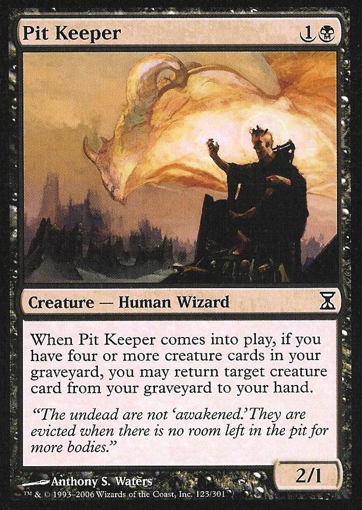 Pit Keeper (Time Spiral) Medium Play Foil