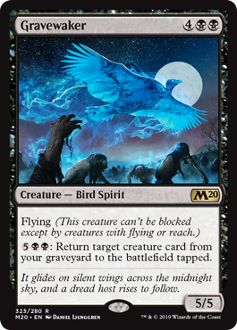 Gravewaker (Magic 2020 Core Set) Medium Play