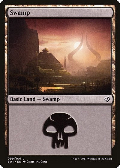 Swamp (99) (Archenemy: Nicol Bolas) Medium Play