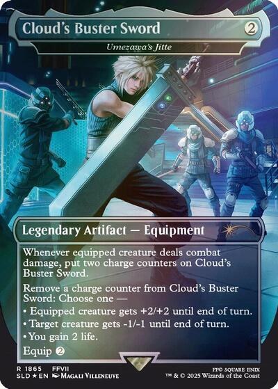 Cloud s Buster Sword   Umezawa s Jitte  Rainbow Foil|3|0|0.00