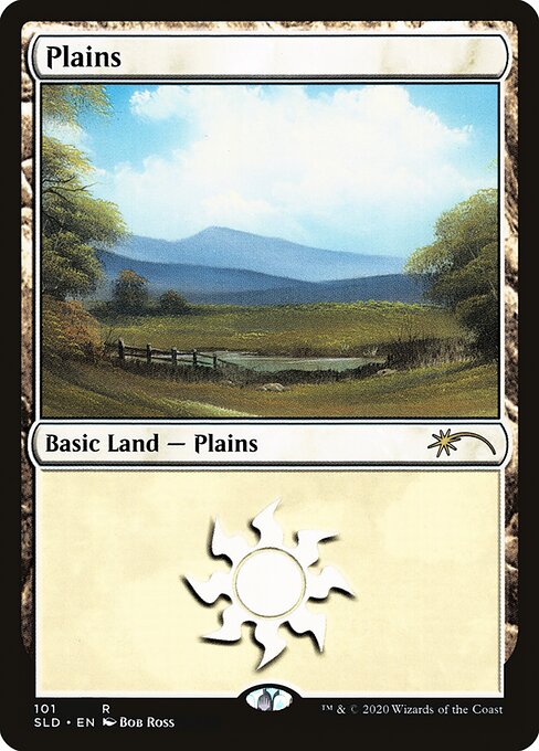 Plains 101 (Secret Lair) Light Play Foil