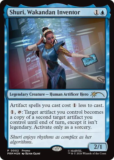Shuri, Wakandan Inventor (Promos: Media) Near Mint Foil